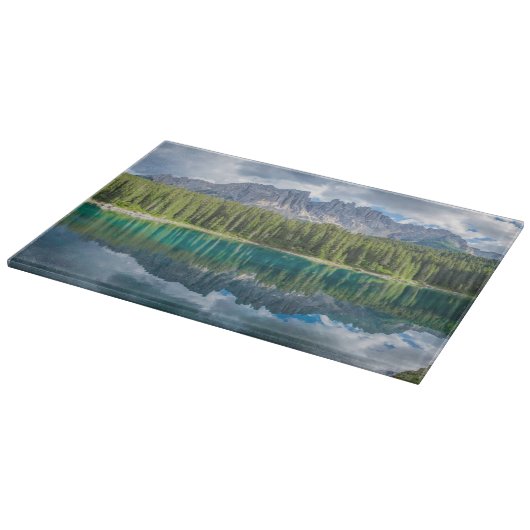 Wasser | Latemar-Gebirgskette Schneidebrett (Ecke)