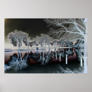 Wasser läuft tief poster