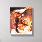 WASSER LEINWANDDRUCK (Vorderseite)