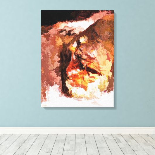 WASSER LEINWANDDRUCK (Insitu (Holzboden))