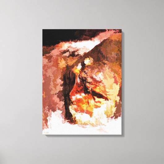 WASSER LEINWANDDRUCK (Vorderseite)