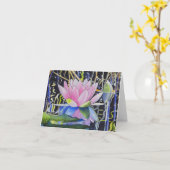 Wasser-Lilie Karte (Gelbe Blume)