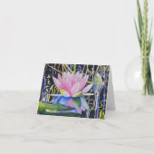 Wasser-Lilie Karte (Vorderseite)