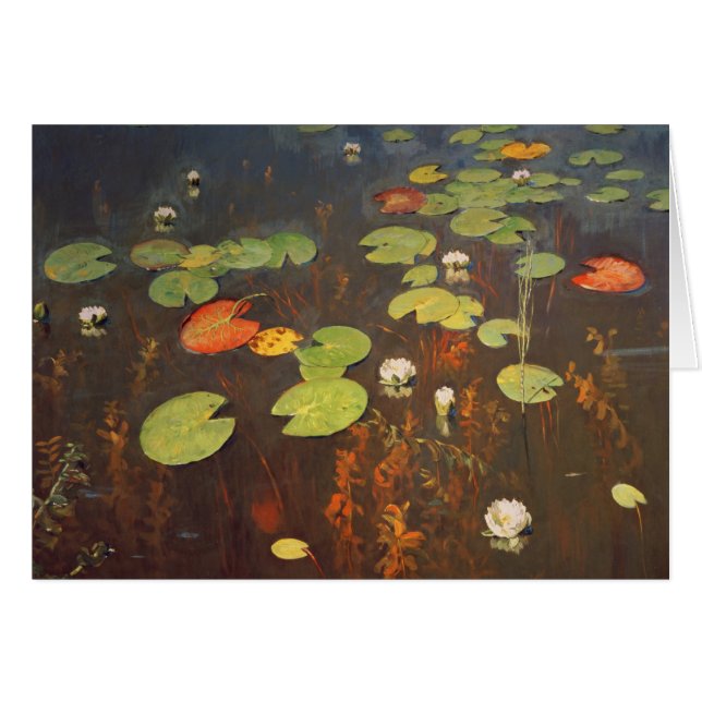 Wasser-Lilien 1895 (Vorderseite (Horizontal))