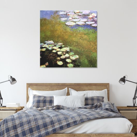 Wasser-Lilien: 1914-17 von Monet Leinwanddruck (Insitu (Schlafzimmer))