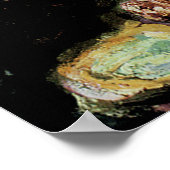 Wasser-Lilien: 1914-17 von Monet Poster (Ecke)