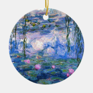 Wasser-Lilien 1919 Claudes Monet Keramik Ornament