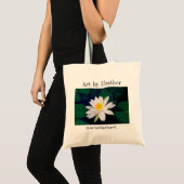 "Wasser-Lilien-Blumen" Tasche (Vorderseite (Produkt))