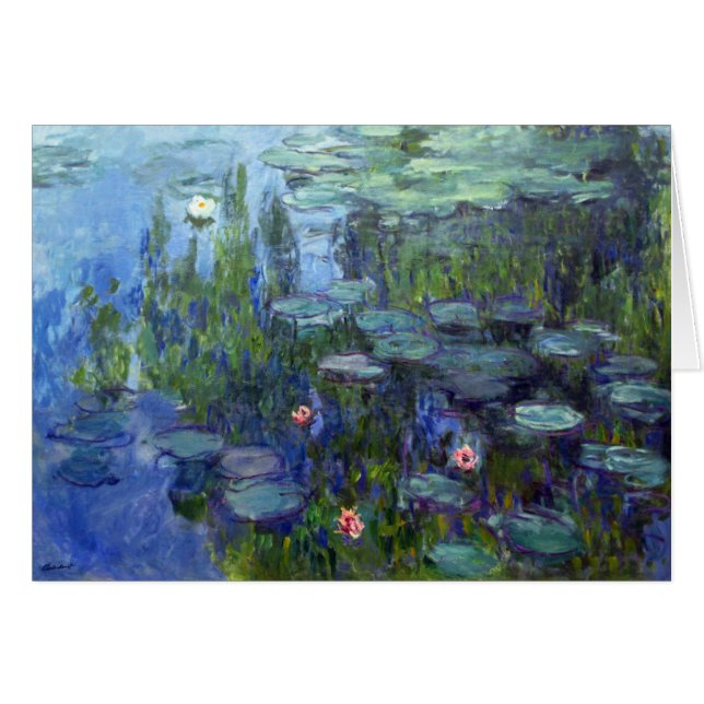 Wasser-Lilien, Claude Monet (Vorderseite (Horizontal))