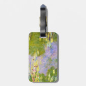 Wasser-Lilien, Claude Monet 1919 Gepäckanhänger (Rückseite vertikal)