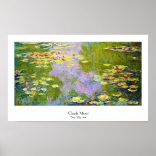 Wasser-Lilien, Claude Monet 1919 Poster