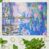 Wasser-Lilien Claude Monet Küchentuch (Gefaltet)