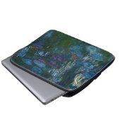 Wasser-Lilien - Claude Monet Laptopschutzhülle (Vorne Knopf)