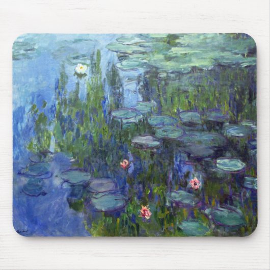 Wasser-Lilien, Claude Monet Mousepad (Vorne)
