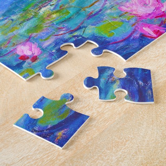 Wasser-Lilien Claude Monet Puzzle (Seite)