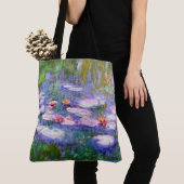 Wasser-Lilien-Claude Monet-schöne Kunst 1919 Tasche (Von Nahem)