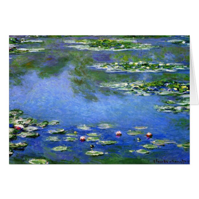 Wasser-Lilien durch Claude Monet (Vorderseite (Horizontal))