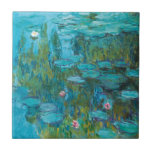 Wasser-Lilien durch Claude Monet Fliese<br><div class="desc">Wasser-Lilien durch Claude Monet.</div>