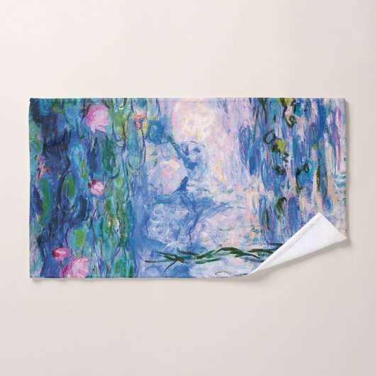 Wasser-Lilien durch Claude Monet Handtuch (Handtuch)