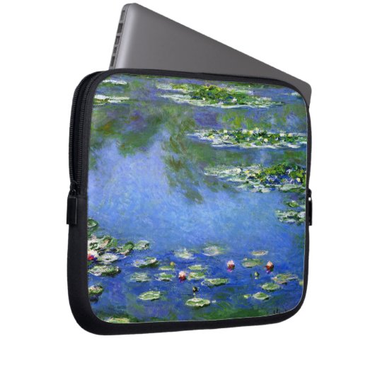 Wasser-Lilien durch Claude Monet Laptopschutzhülle (Vorne Rechts)