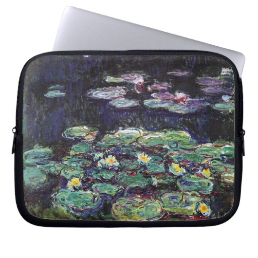Wasser-Lilien durch Claude Monet Laptopschutzhülle (Vorderseite)