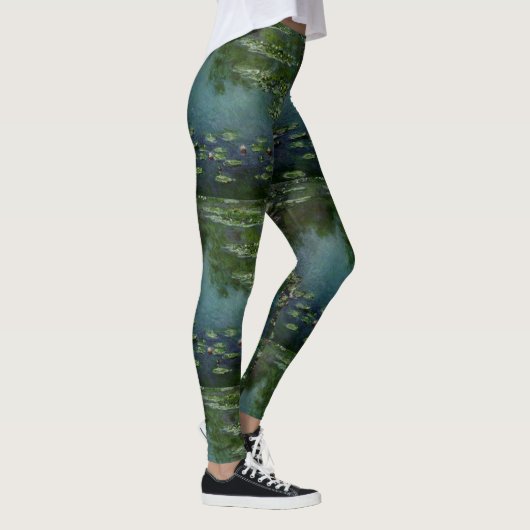 Wasser-Lilien durch Claude Monet Leggings (Rechts)
