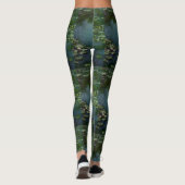 Wasser-Lilien durch Claude Monet Leggings (Rückseite)