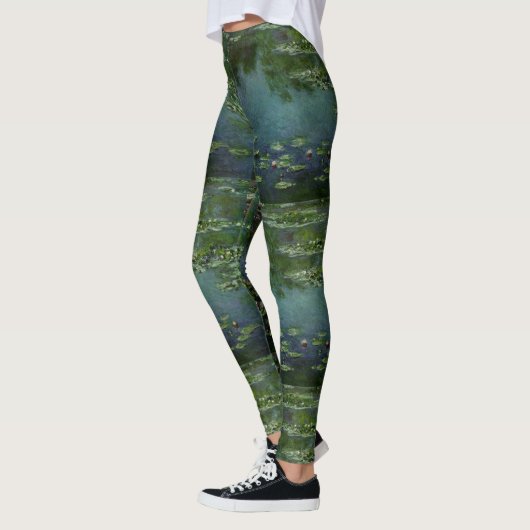 Wasser-Lilien durch Claude Monet Leggings (Links)