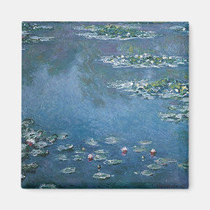 Wasser-Lilien durch Claude Monet Magnet