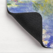 Wasser-Lilien durch Claude Monet Mousepad (Ecke)