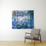 Wasser-Lilien durch Claude Monet Wandteppich<br><div class="desc">Wasser-Lilien durch Claude Monet. 
Besichtigen Sie bitte meinen Speicher für interessanteren Entwurf und mehr Farbeauserlesenes => zazzle.com/iwheels*</div>