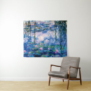 Wasser-Lilien durch Claude Monet Wandteppich