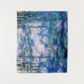 Wasser-Lilien durch Claude Monet Wandteppich (Vorderseite)