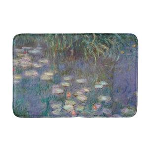 Wasser-Lilien durch Monet Badematte