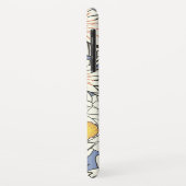 Wasser-Lilien-Entwurf Case-Mate iPhone Hülle (Hinten/Links)