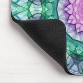 Wasser-Lilien-Kaleidoskop Mousepad (Ecke)