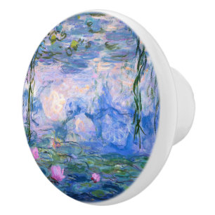 Wasser-Lilien Keramikknauf