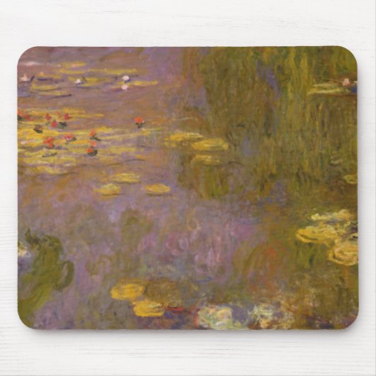 Wasser-Lilien Nympheas Claude Monets | Mousepad (Vorne)
