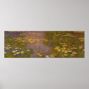 Wasser-Lilien Nympheas Claude Monets   Poster
