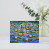Wasser-Lilien Postkarte (Stehend Vorderseite)