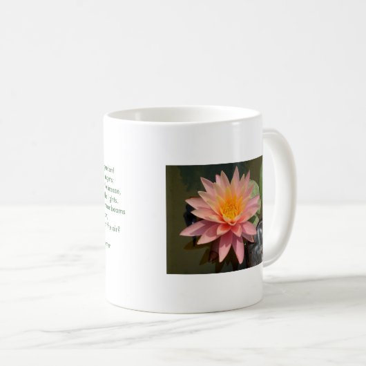 Wasser-Lilien-Tasse Kaffeetasse (VorderseiteRechts)