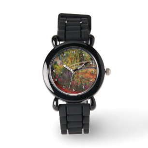 Wasser-Lilien-Teich Armbanduhr