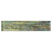Wasser-Lilien-Teich Claude Monet Namensplakette (Vorderseite)