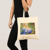 Wasser-Lilien-Teich Claude Monet Tragetasche (Vorderseite (Produkt))