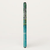 Wasser-Lilien-Teich des Monogramm-| Case-Mate iPhone Hülle (Hinten/Links)