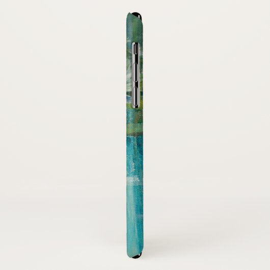 Wasser-Lilien-Teich des Monogramm-| Case-Mate iPhone Hülle (Hinten/Links)