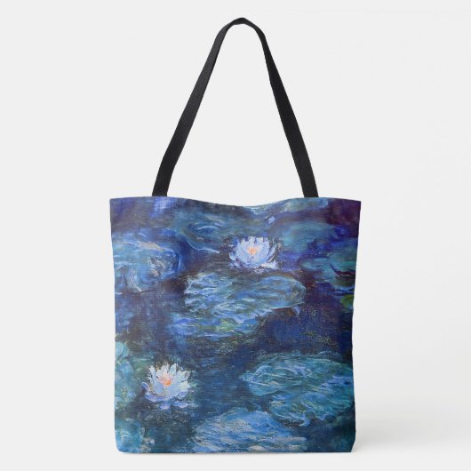 Wasser-Lilien-Teich im Blau durch Claude Tasche (Rückseite)