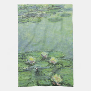 Wasser-Lilien-Teich-Impressionismus Handtuch