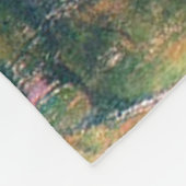 Wasser-Lilien-Teich Monet schöne Kunst Fleecedecke (Ecke)