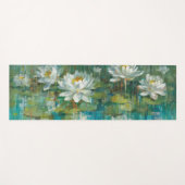 Wasser-Lilien-Teich Yogamatte (Vorderseite (Horizontal))